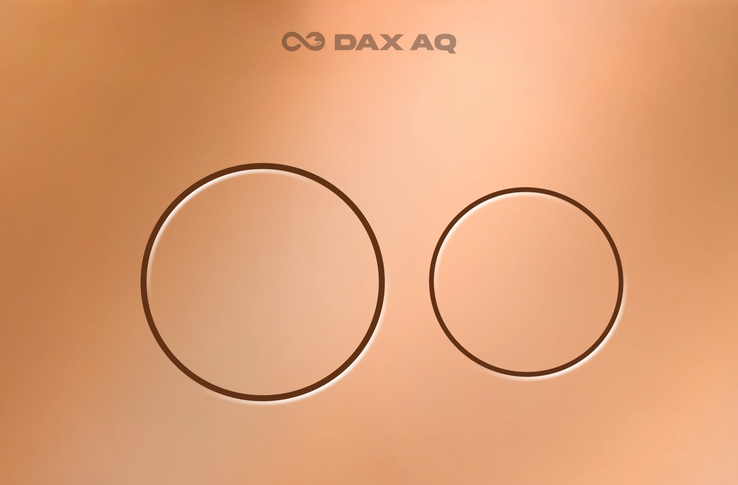 Halo - Flush Plate - Rose Gold Polished