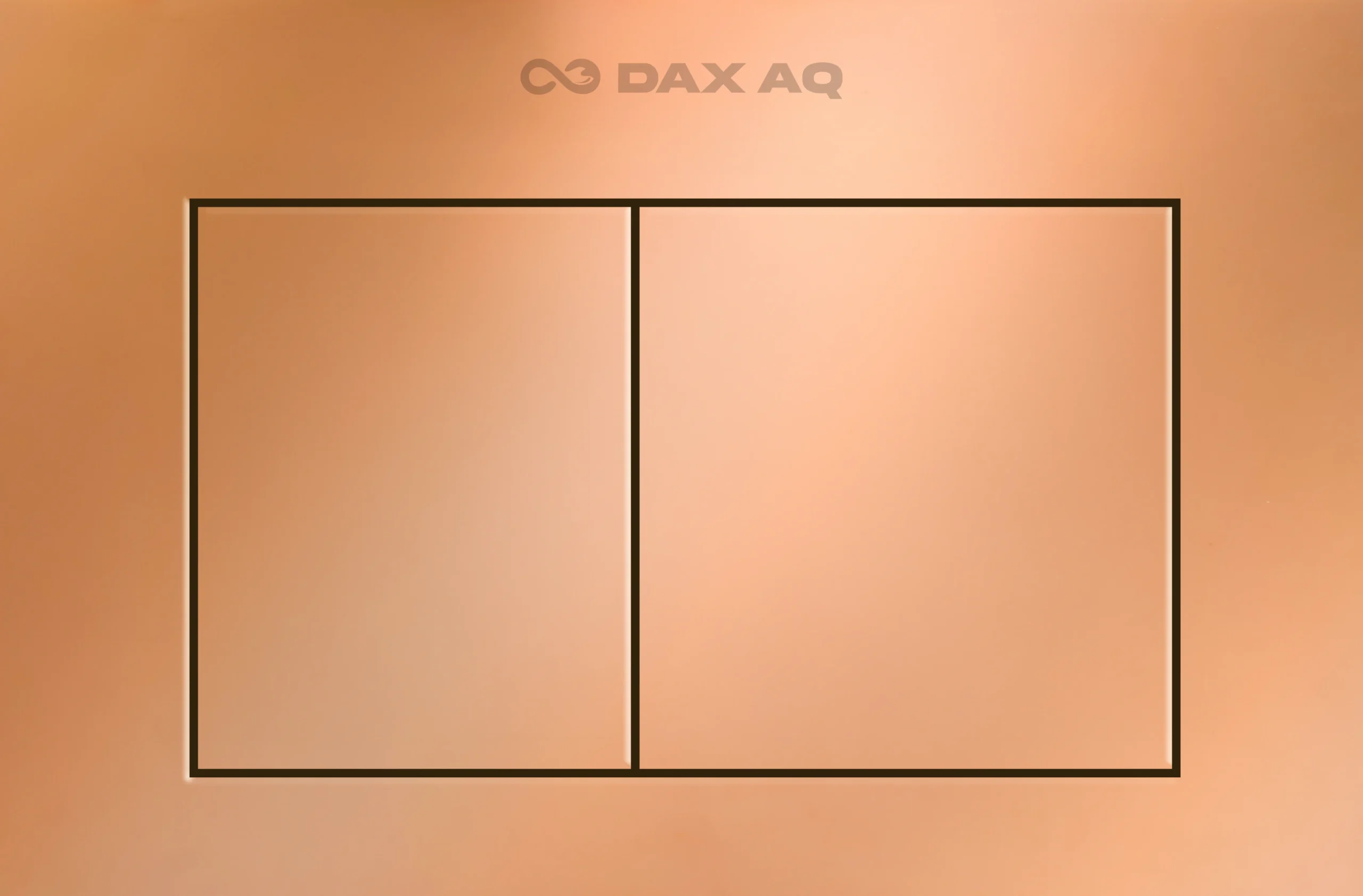 Slate - Flush Plate - Rose Gold Polished