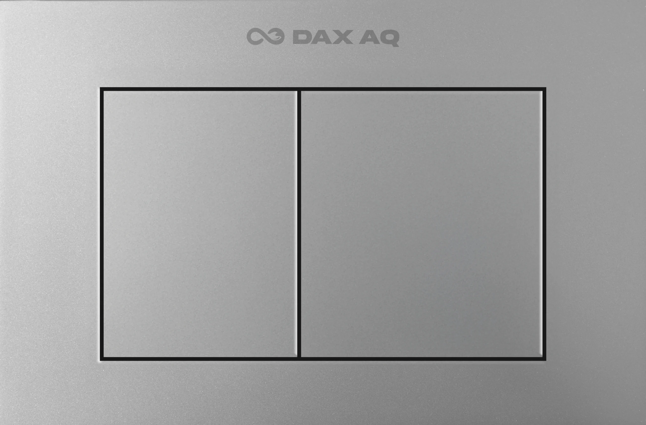 Slate - Flush Plate - Silver Matt